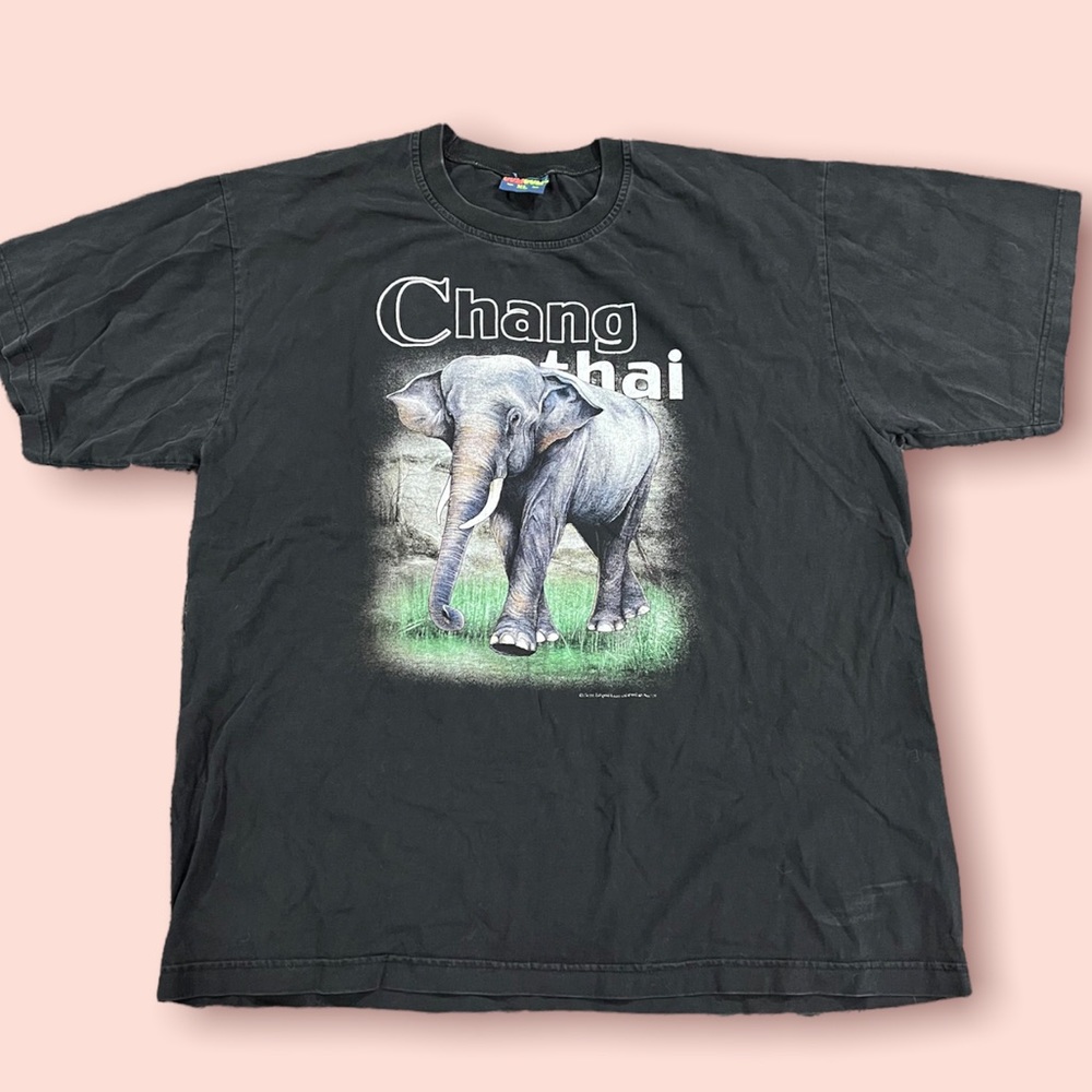 JoliGolf elephant print vintage t shirt size XL